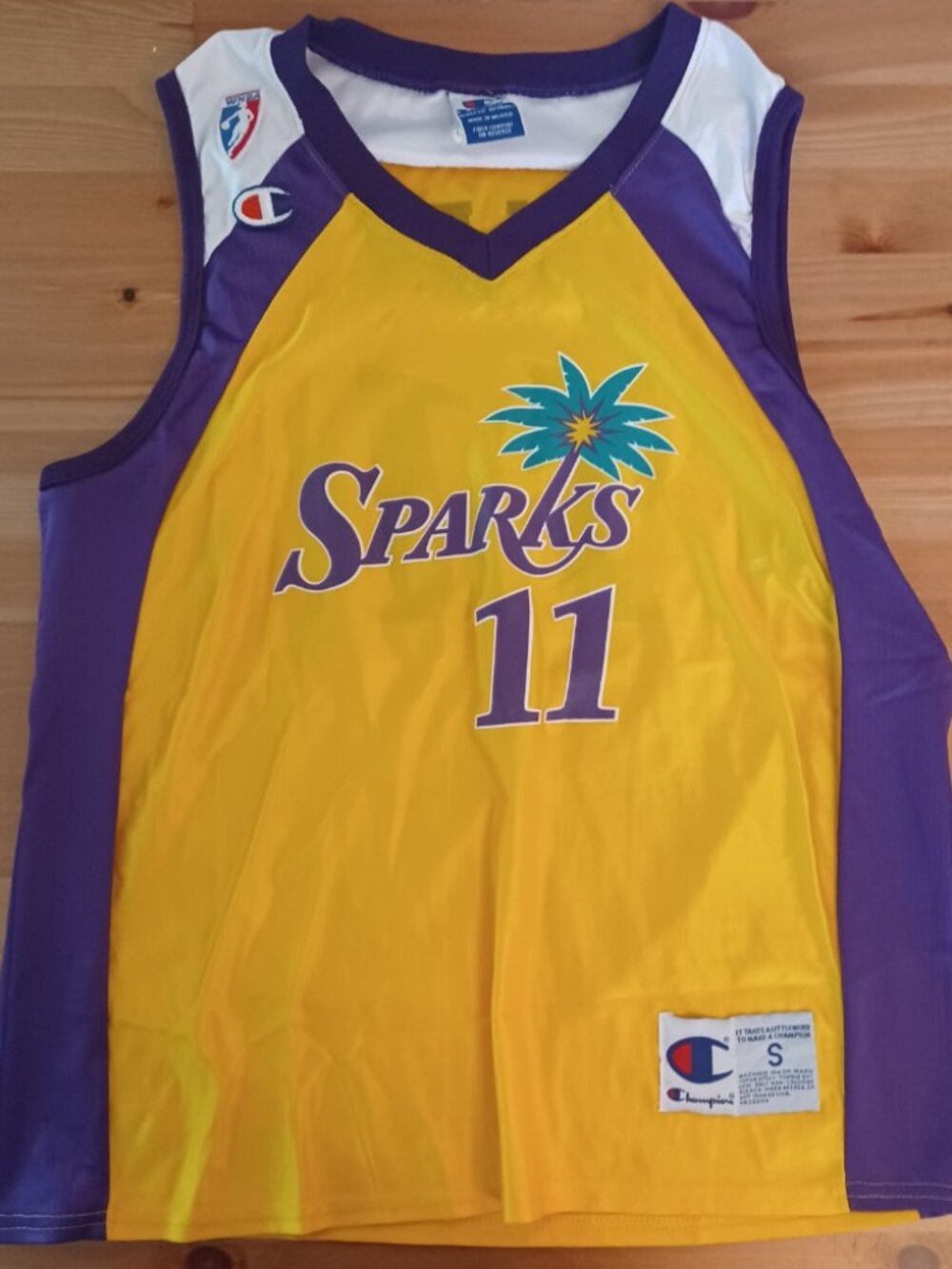 Vintage Champion LA Sparks Penny Toler 11 WNBA Jersey Small 1997